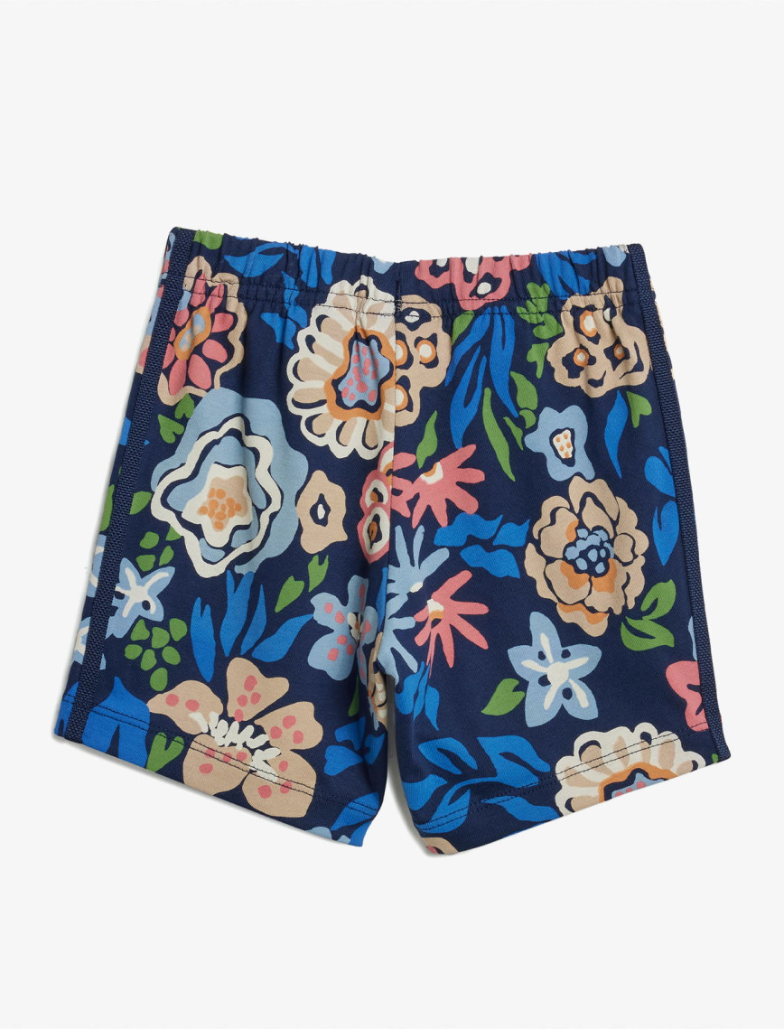 adidas Originals Flowers Çocuk Mavi Şort Takım adidas Originals Flowers Çocuk Mavi Şort Takım