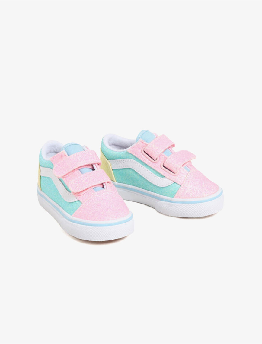 Vans Old Skool V Bebek Renkli Sneaker Vans Old Skool V Bebek Renkli Sneaker