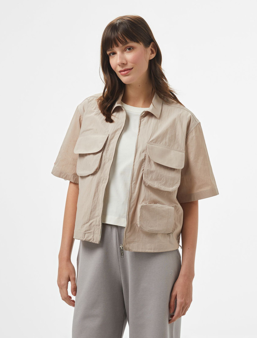 UNITED4 Kadın Gri Gömlek UNITED4 Kadın Gri Gömlek