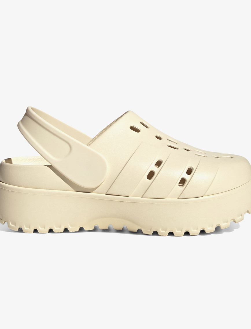 adidas Adilette Clog Platform Unisex Beyaz Sandalet adidas Adilette Clog Platform Unisex Beyaz Sandalet
