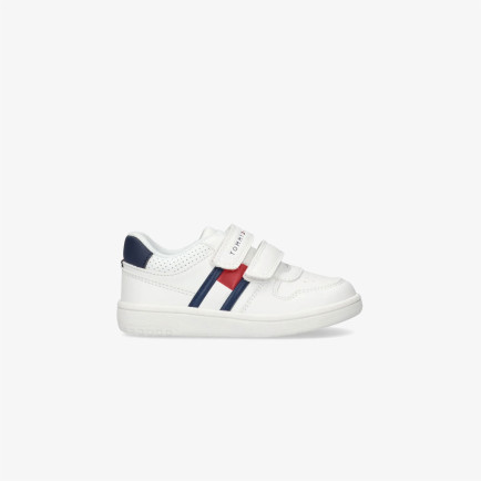 Tommy Hilfiger Flag Velcro Bebek Beyaz Spor Ayakkabı Tommy Hilfiger Flag Velcro Bebek Beyaz Spor Ayakkabı