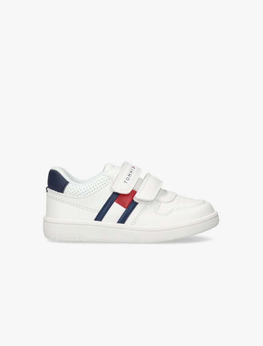 Tommy Hilfiger Flag Velcro Bebek Beyaz Spor Ayakkabı Tommy Hilfiger Flag Velcro Bebek Beyaz Spor Ayakkabı