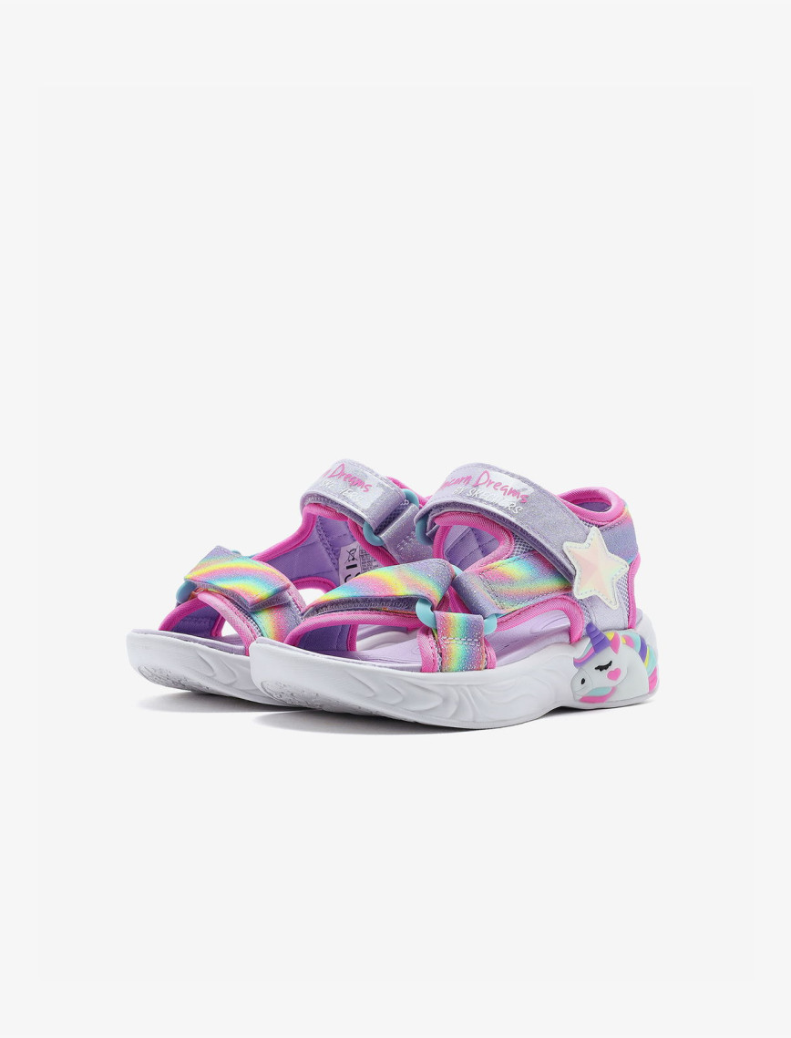 Skechers Unicorn Dreams Çocuk Mor Işıklı Sandalet Skechers Unicorn Dreams Çocuk Mor Işıklı Sandalet