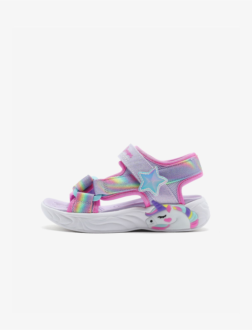 Skechers Unicorn Dreams Çocuk Mor Işıklı Sandalet Skechers Unicorn Dreams Çocuk Mor Işıklı Sandalet