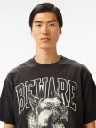 The Market 'Tonal Beware' Erkek Siyah T-Shirt