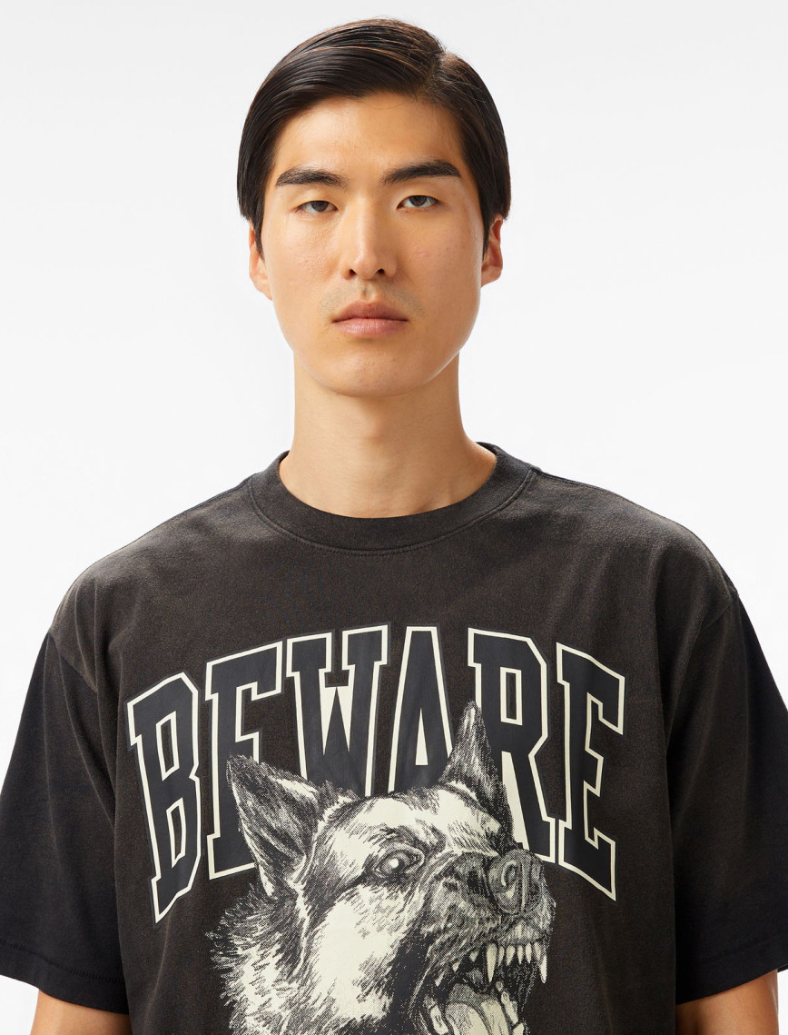 The Market 'Tonal Beware' Erkek Siyah T-Shirt