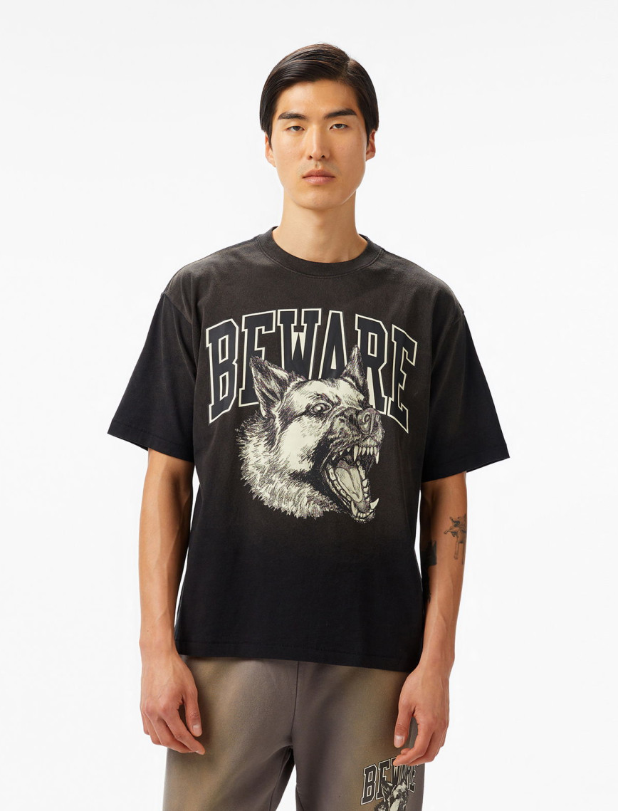 The Market 'Tonal Beware' Erkek Siyah T-Shirt