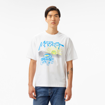 The Market 'Smiley Dumont' Unisex Beyaz T-Shirt The Market 'Smiley Dumont' Unisex Beyaz T-Shirt