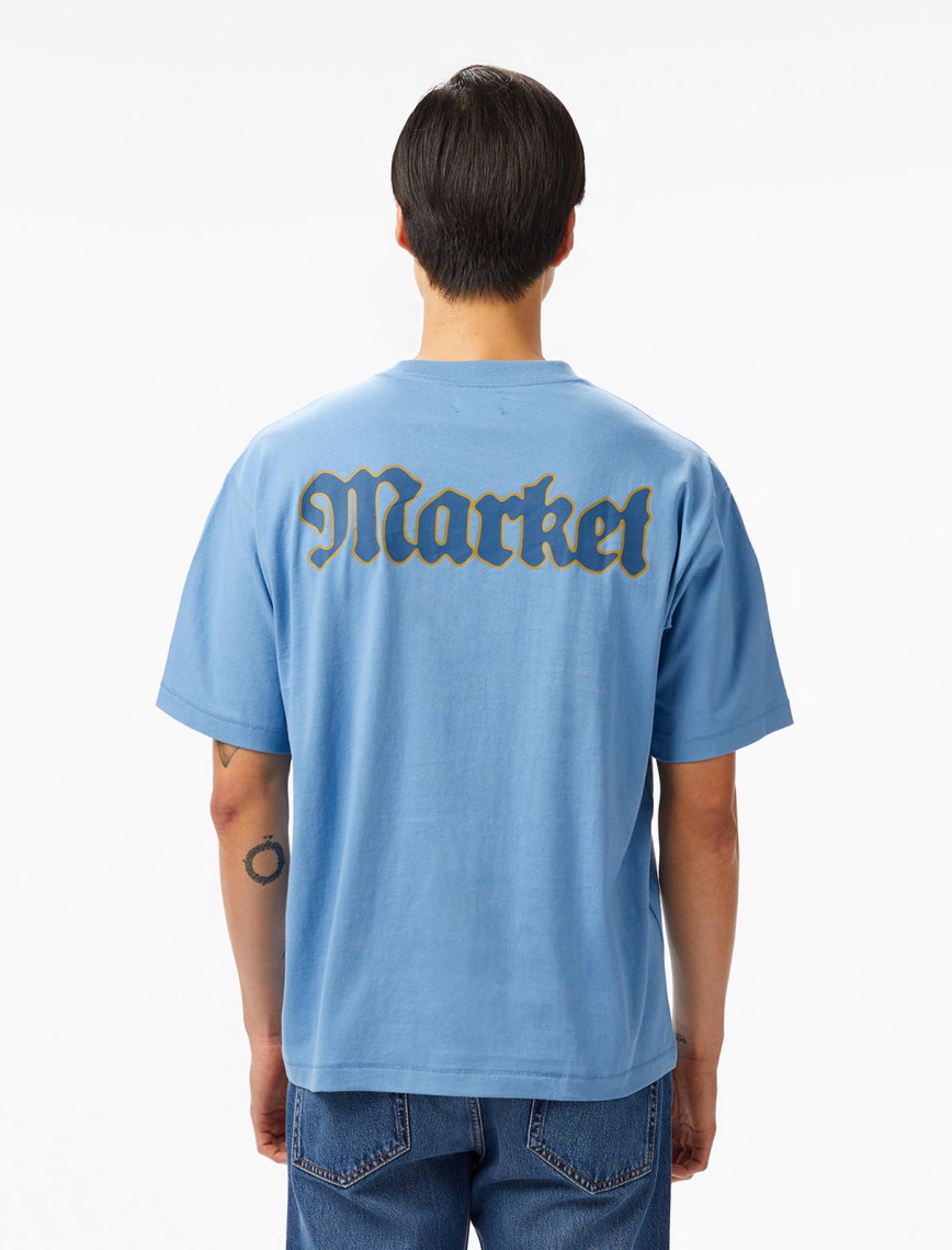The Market Studios Pure Gold Unisex Mavi T-Shirt The Market Studios Pure Gold Unisex Mavi T-Shirt