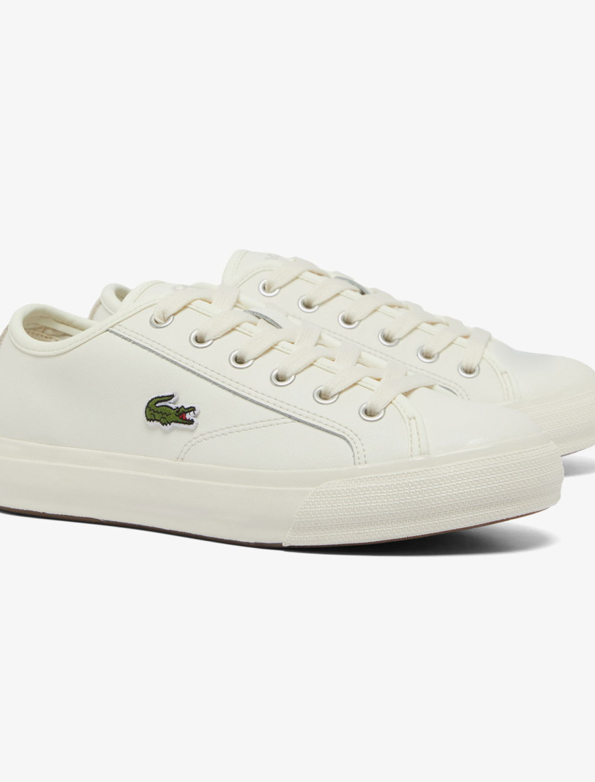 Lacoste Backcourt Kadın Bej Sneaker Lacoste Backcourt Kadın Bej Sneaker
