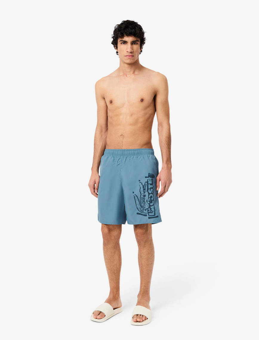 Lacoste Long Branded Erkek Mavi Mayo Lacoste Long Branded Erkek Mavi Mayo