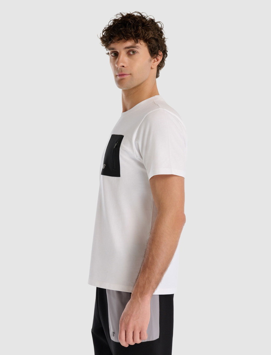 New Balance Erkek Beyaz T-Shirt New Balance Erkek Beyaz T-Shirt