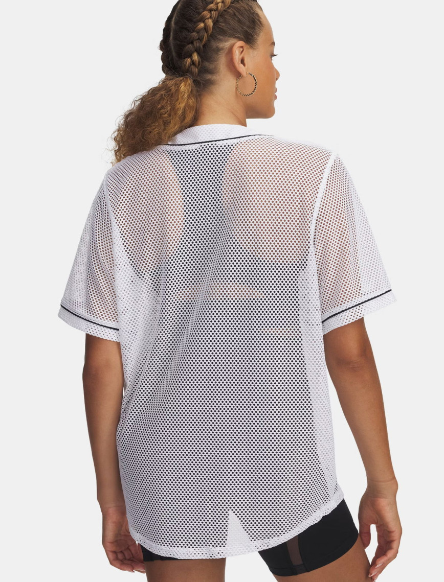 Under Armour Sportstyle Baseball Jersey Kadın Beyaz Gömlek Under Armour Sportstyle Baseball Jersey Kadın Beyaz Gömlek