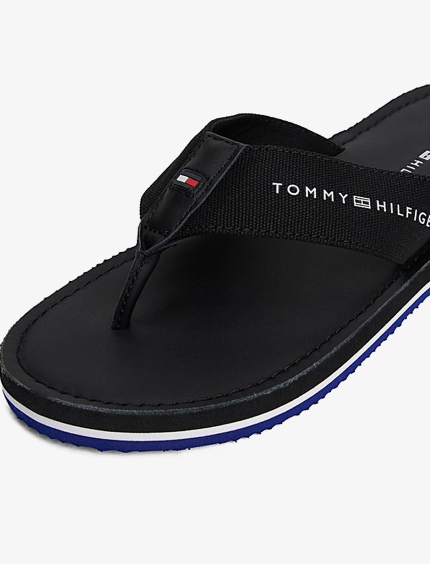 Tommy Hilfiger Erkek Siyah Terlik Tommy Hilfiger Erkek Siyah Terlik