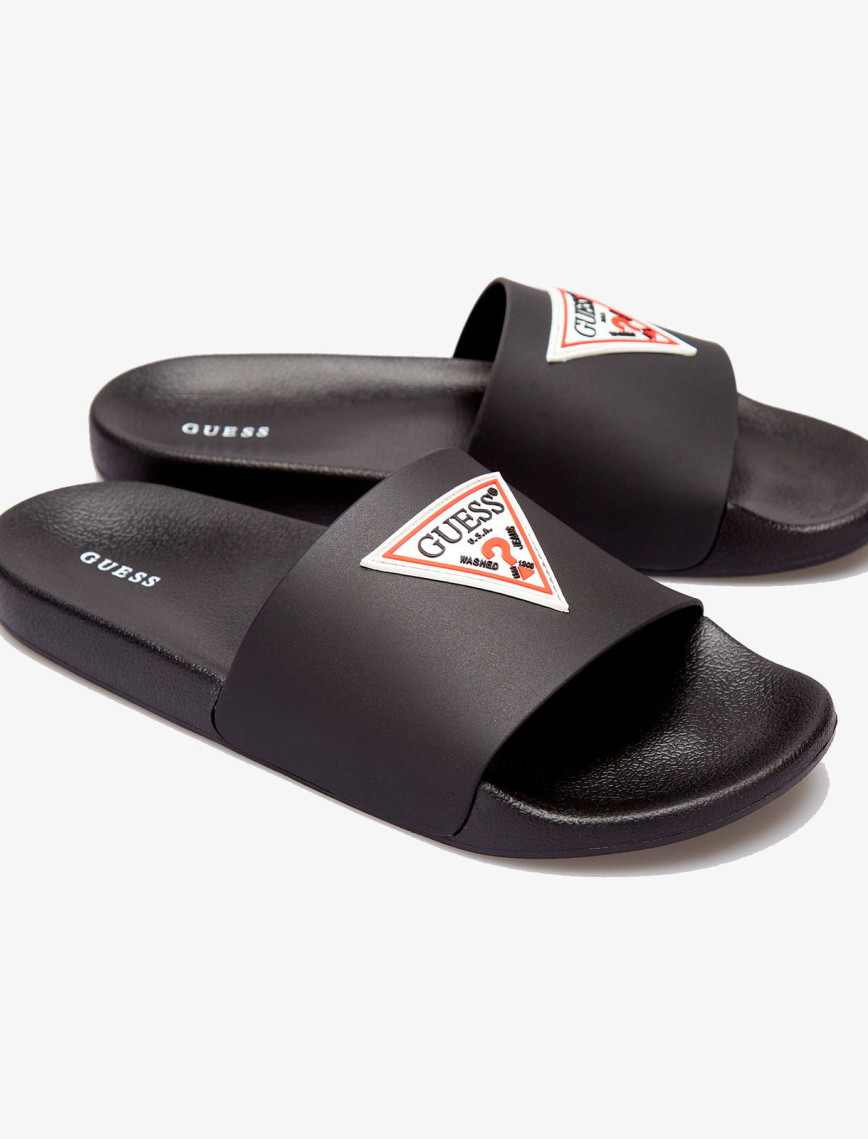 Guess Tokyot Rimini Erkek Siyah Terlik Guess Tokyot Rimini Erkek Siyah Terlik