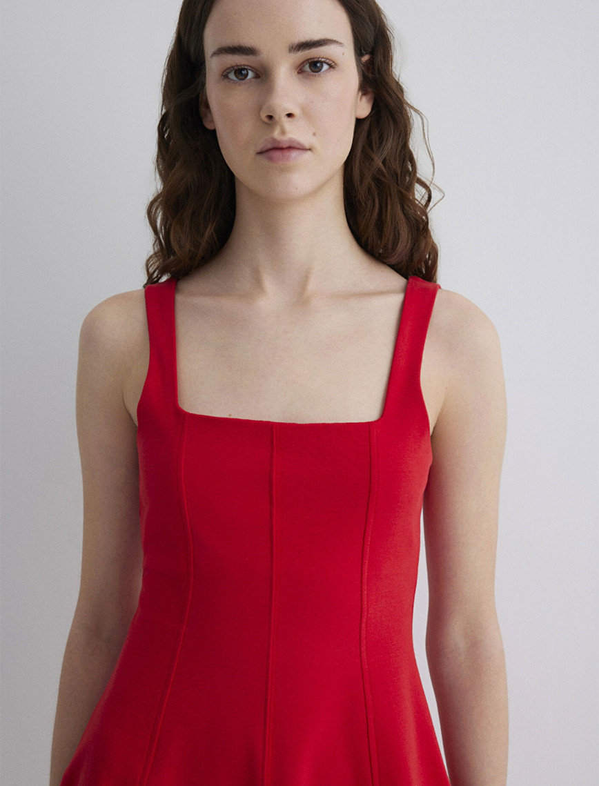 Mavi Kırmızı Elbise 1310679-82580 Mavi Kırmızı Elbise 1310679-82580