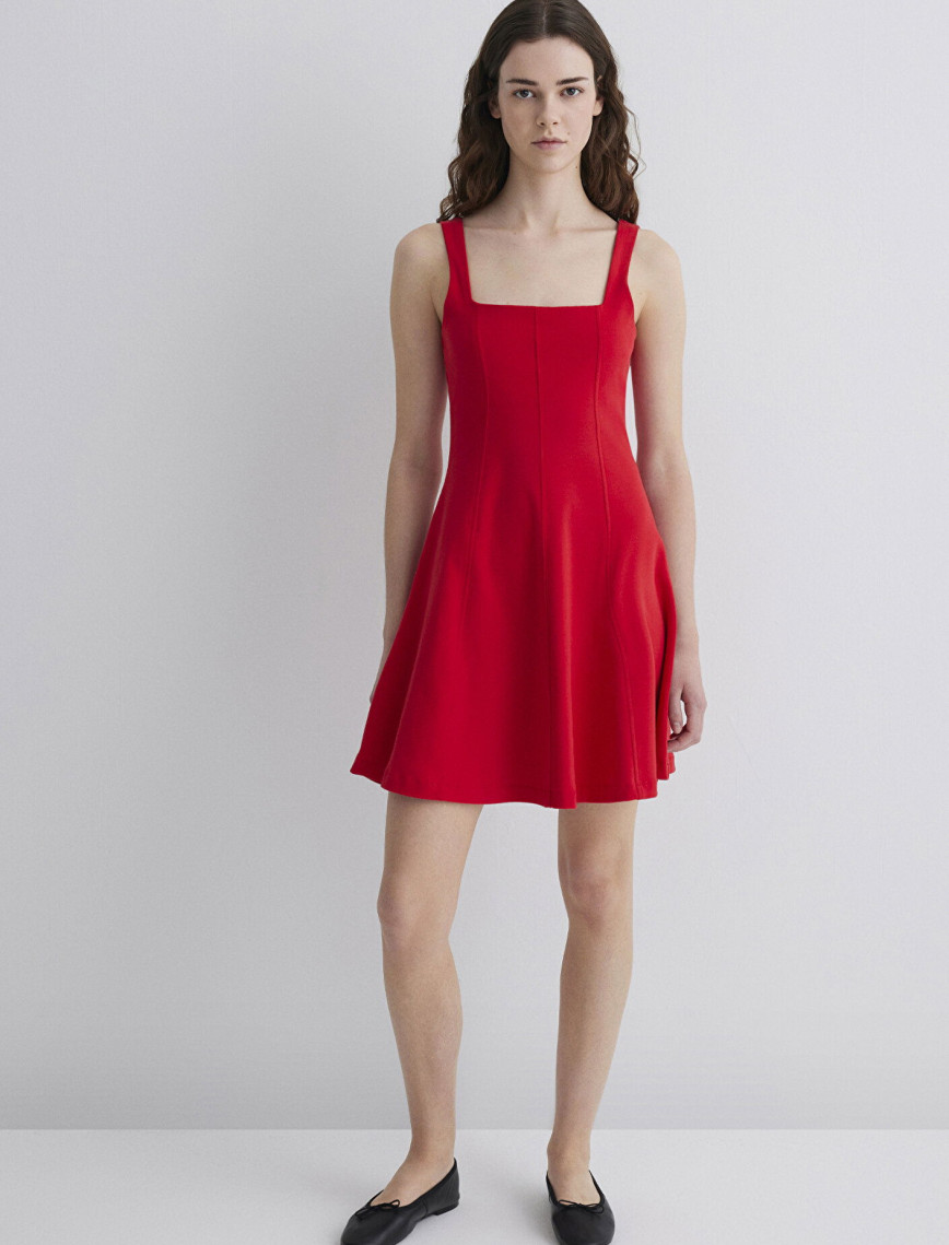 Mavi Kırmızı Elbise 1310679-82580 Mavi Kırmızı Elbise 1310679-82580