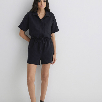 Mavi Siyah Tulum 1011058-900 Mavi Siyah Tulum 1011058-900