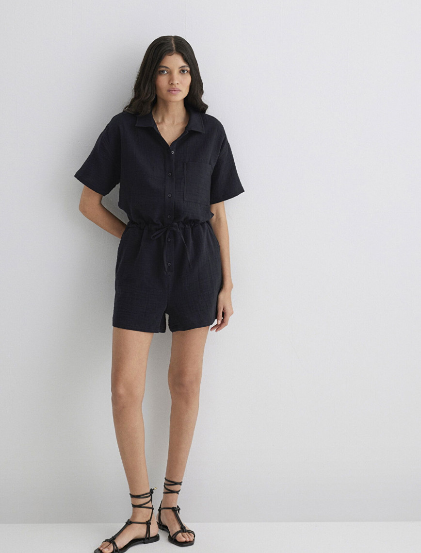 Mavi Siyah Tulum 1011058-900 Mavi Siyah Tulum 1011058-900