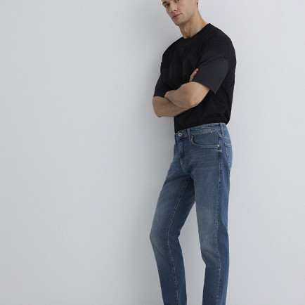 Mavi Jake Mavi Pro Indigo Puslu Comfort Jean Pantolon 0042289336 Mavi Jake Mavi Pro Indigo Puslu Comfort Jean Pantolon 0042289336