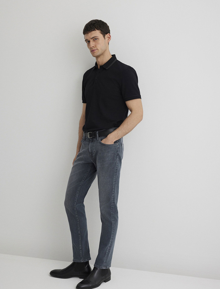 Mavi Marcus Mavi Black Puslu Vintage Gri Jean Pantolon 0035189345