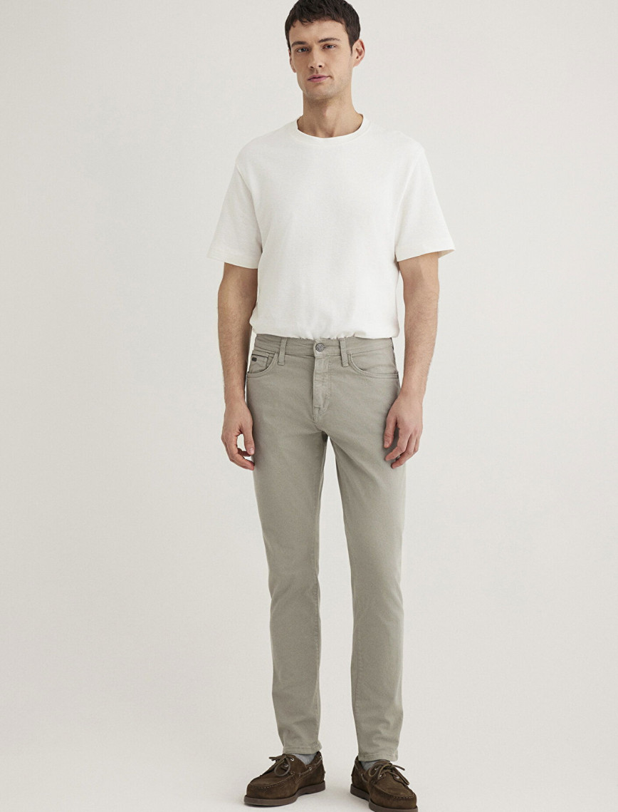 Mavi Jake Mavi Black Sisli Gri Gabardin Pantolon 0042286582