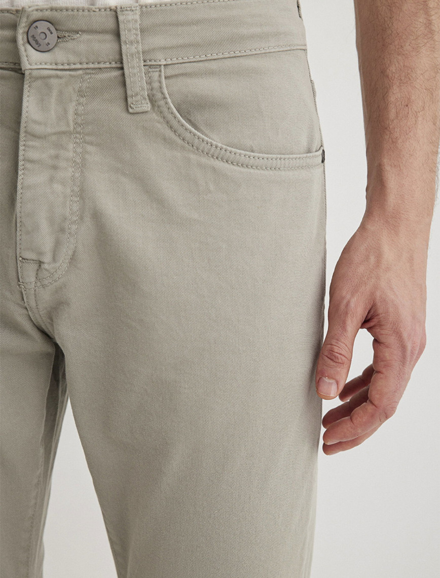 Mavi Jake Mavi Black Sisli Gri Gabardin Pantolon 0042286582