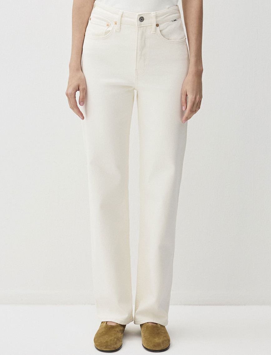 Mavi Sky Classic Denim Ekru Jean Pantolon 1010627-88689