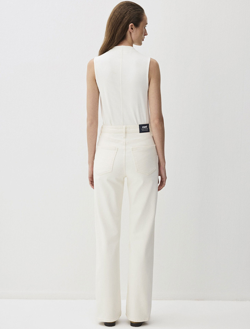 Mavi Sky Classic Denim Ekru Jean Pantolon 1010627-88689