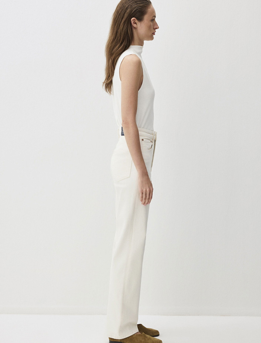 Mavi Sky Classic Denim Ekru Jean Pantolon 1010627-88689