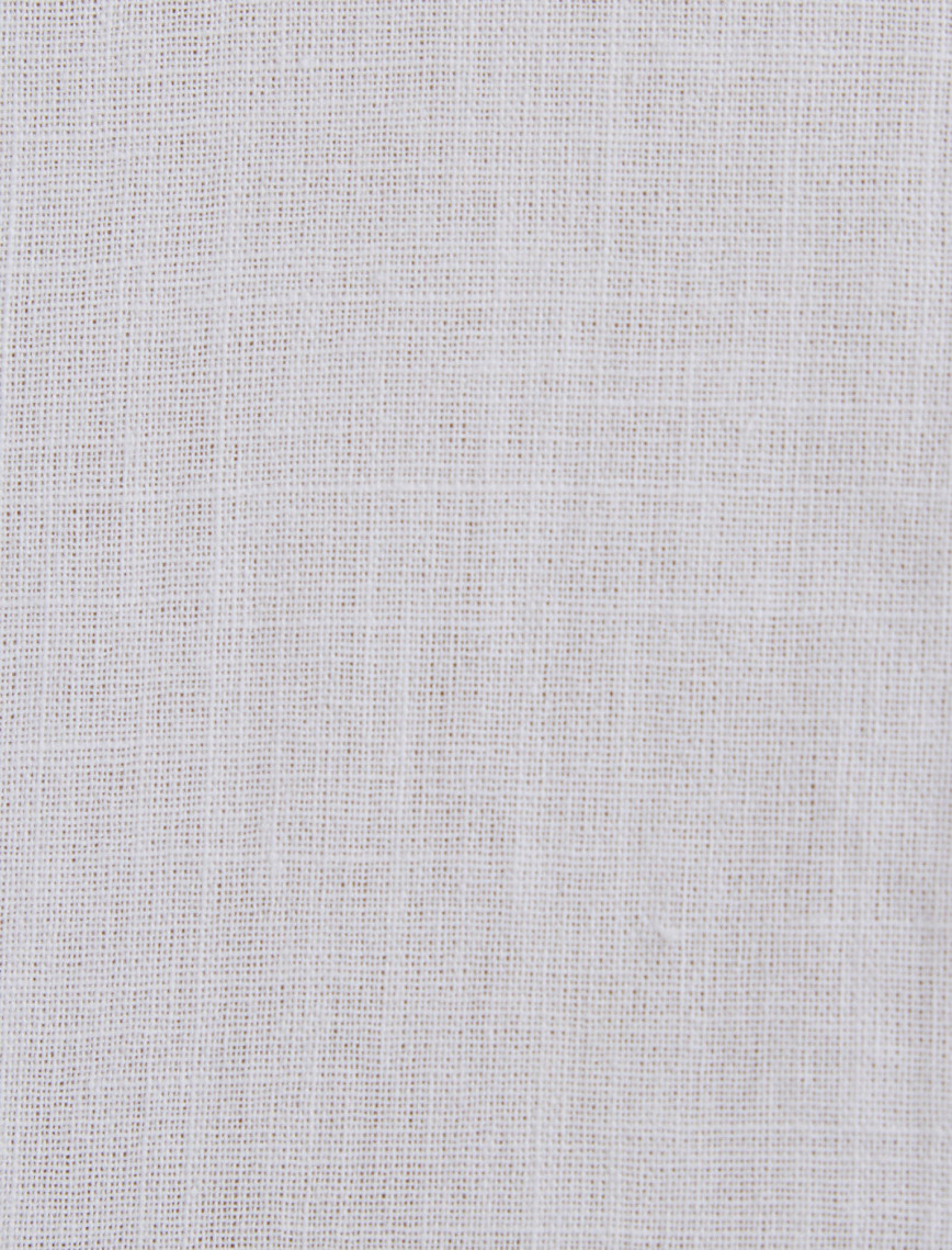 Mavi Delilkli Beyaz Gömlek Oversize / Geniş Kesim 1210839-70057