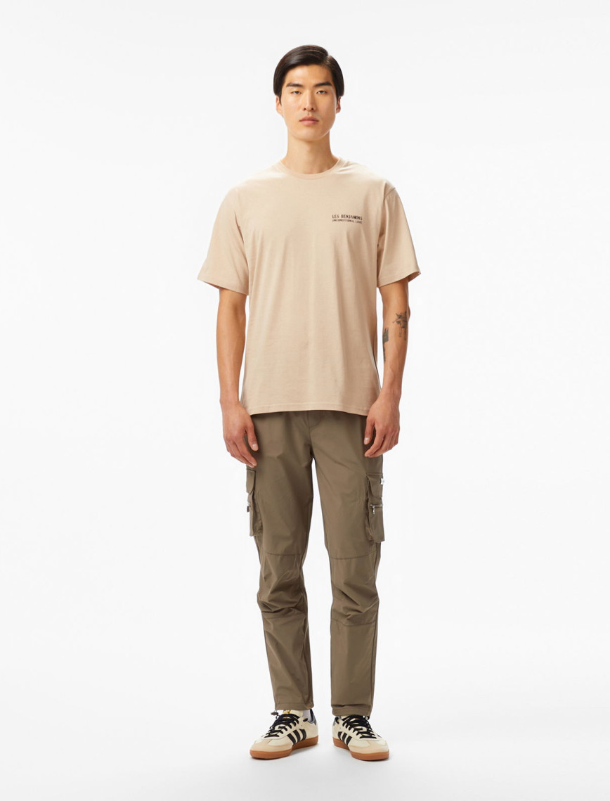 Les Benjamins Erkek Bej T-Shirt Les Benjamins Erkek Bej T-Shirt