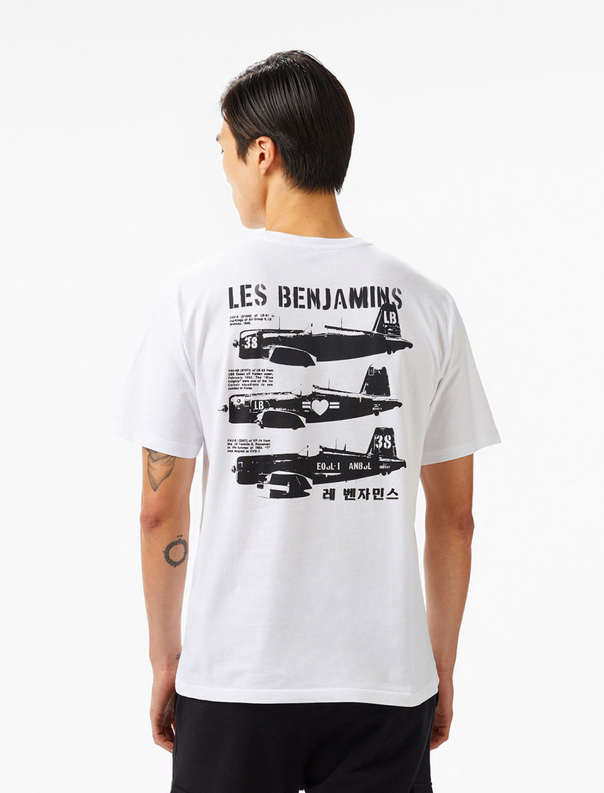 Les Benjamins Erkek Beyaz T-Shirt Les Benjamins Erkek Beyaz T-Shirt