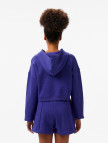 Les Benjamins Kadın Mor Crop Hoodie Les Benjamins Kadın Mor Crop Hoodie