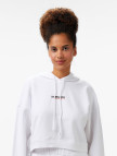 Les Benjamins Kadın Beyaz Crop Hoodie Les Benjamins Kadın Beyaz Crop Hoodie