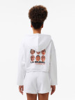 Les Benjamins Kadın Beyaz Crop Hoodie Les Benjamins Kadın Beyaz Crop Hoodie