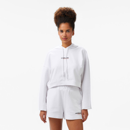 Les Benjamins Kadın Beyaz Crop Hoodie Les Benjamins Kadın Beyaz Crop Hoodie