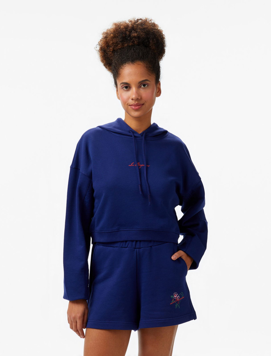 Les Benjamins Kadın Lacivert Hoodie