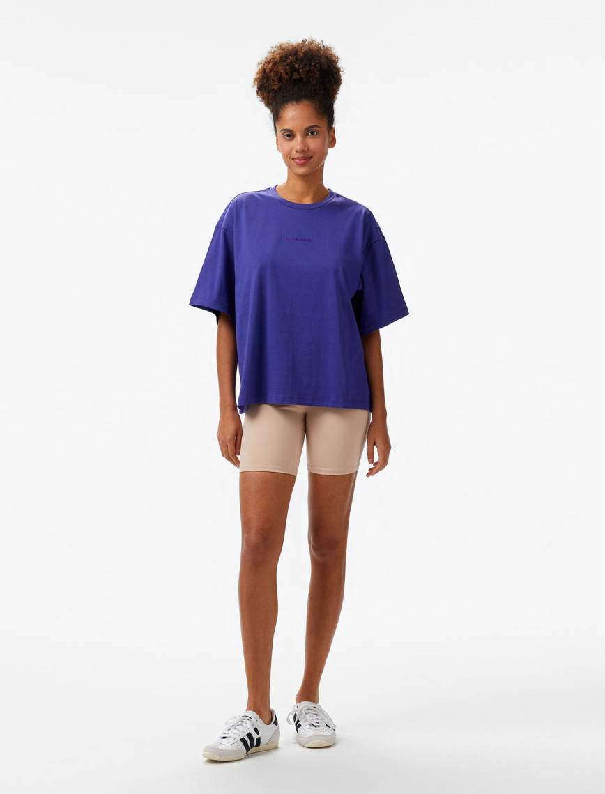 Les Benjamins Kadın Mor T-Shirt Les Benjamins Kadın Mor T-Shirt