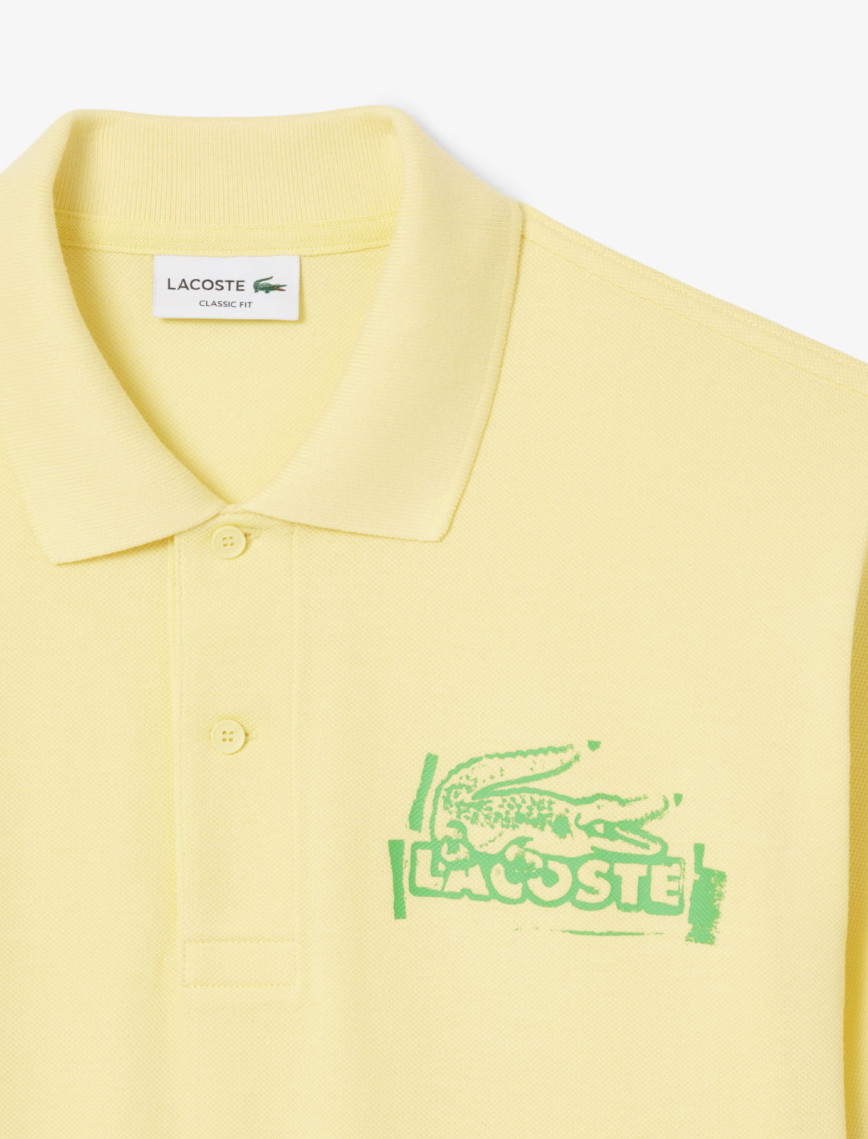 Lacoste L.12.12 Erkek Sarı Polo Lacoste L.12.12 Erkek Sarı Polo