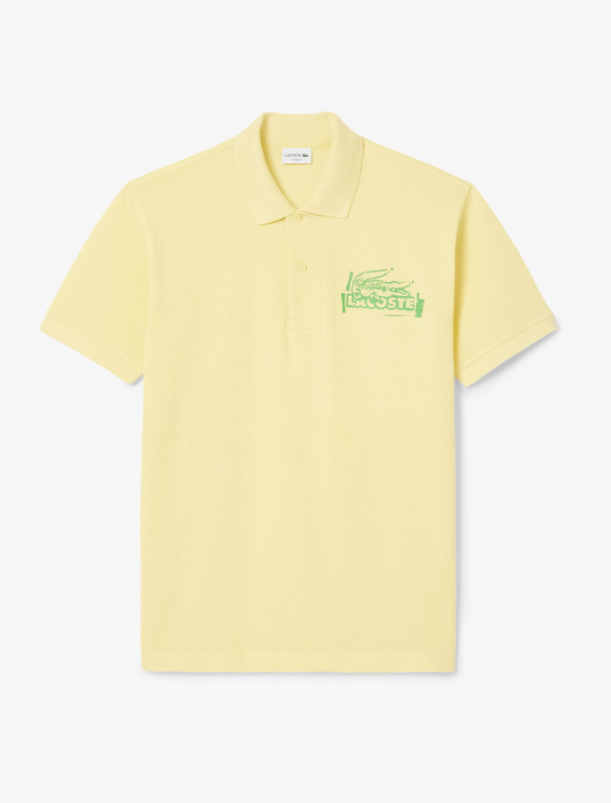 Lacoste L.12.12 Erkek Sarı Polo Lacoste L.12.12 Erkek Sarı Polo