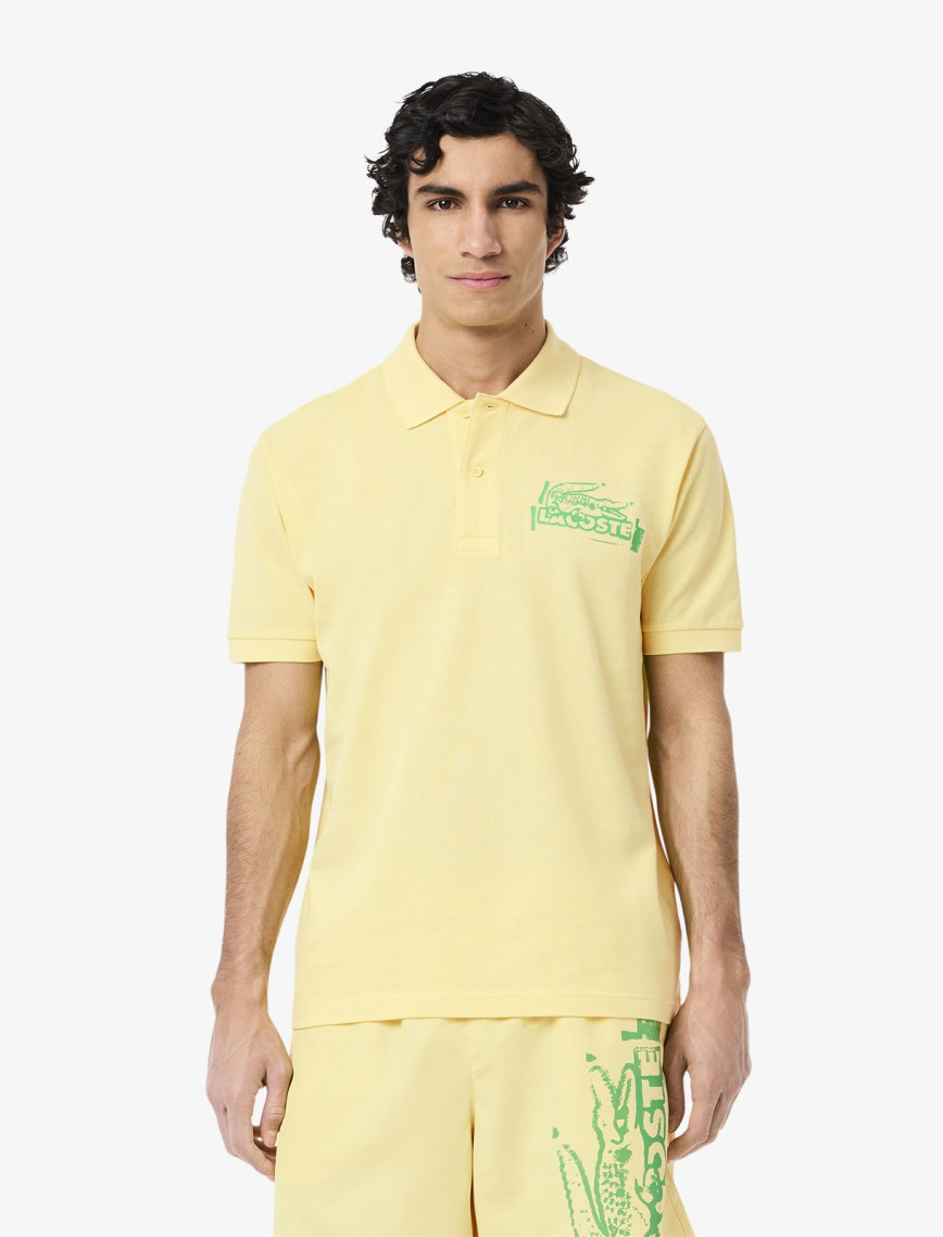 Lacoste L.12.12 Erkek Sarı Polo Lacoste L.12.12 Erkek Sarı Polo