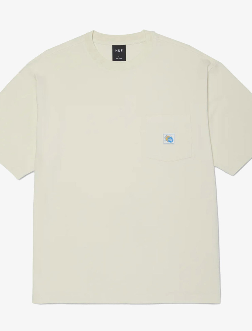 Huf Total Eclipse Knit Box Erkek Bej T-Shirt Huf Total Eclipse Knit Box Erkek Bej T-Shirt