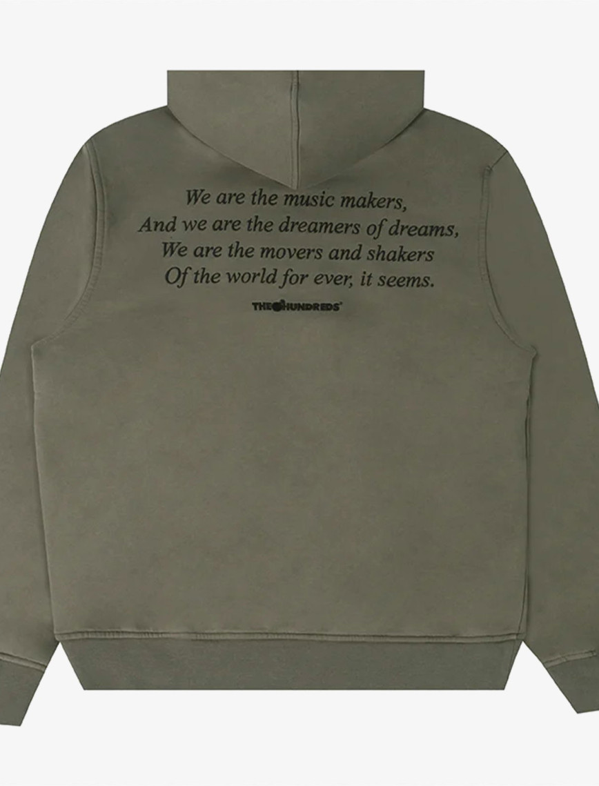 The Hundreds Dreamers Pullover Erkek Yeşil Hoodie The Hundreds Dreamers Pullover Erkek Yeşil Hoodie
