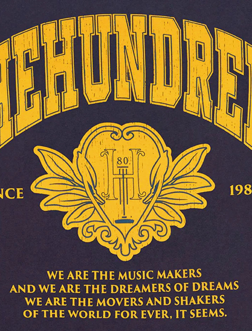 The Hundreds Alumnus Erkek Lacivert T-Shirt The Hundreds Alumnus Erkek Lacivert T-Shirt