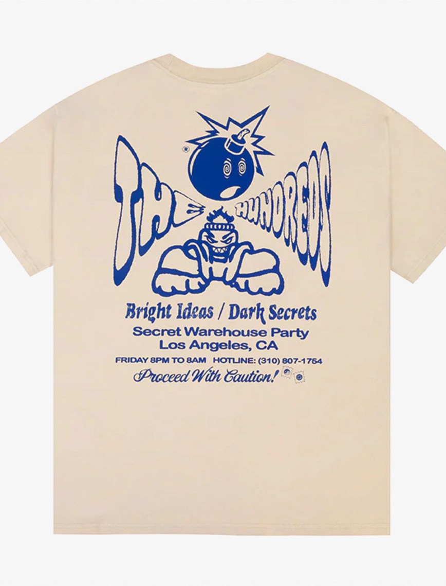 The Hundreds After Hours Erkek Beyaz T-Shirt The Hundreds After Hours Erkek Beyaz T-Shirt