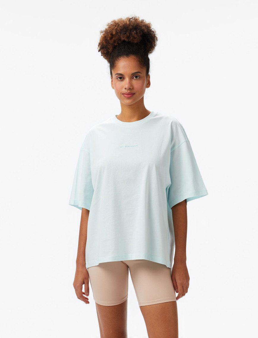 Les Benjamins Kadın Mavi T-Shirt Les Benjamins Kadın Mavi T-Shirt