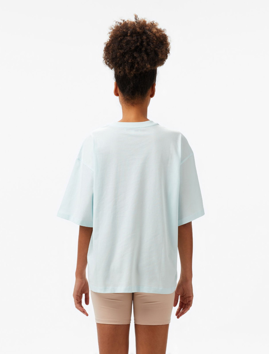 Les Benjamins Kadın Mavi T-Shirt Les Benjamins Kadın Mavi T-Shirt