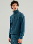 The Stay Line Yuki 1/4 Zip Erkek Mavi Sweatshirt