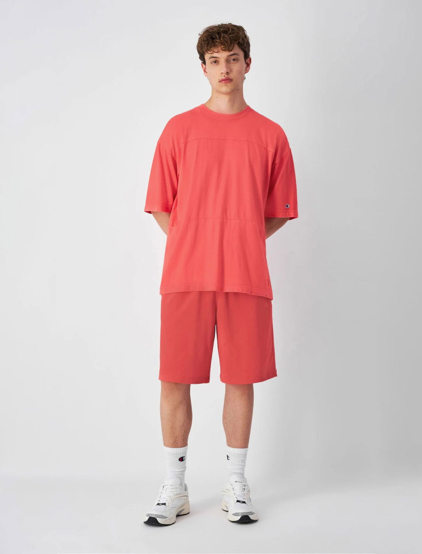 Champion Oversized Erkek Turuncu T-Shirt
